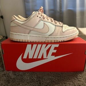Light pink Nike dunks